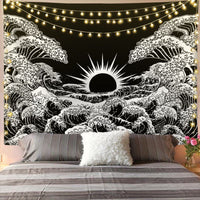 Sun and Moon Mandala Tapestry